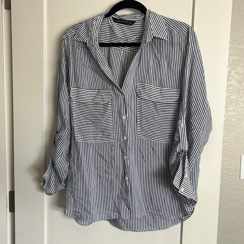 Zara blouse size large